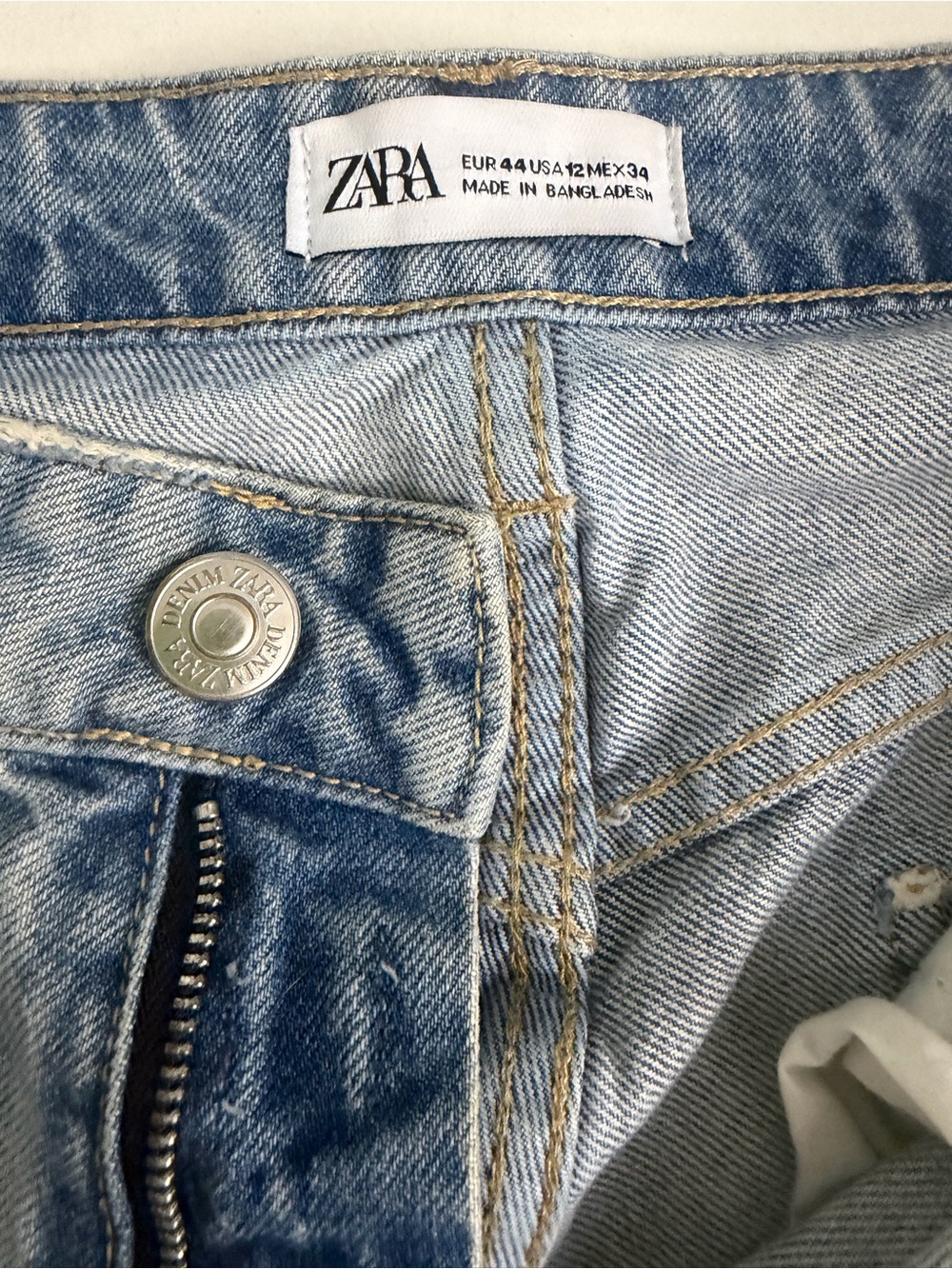 Light Blue Distressed Jeans - Picture 6 of 7